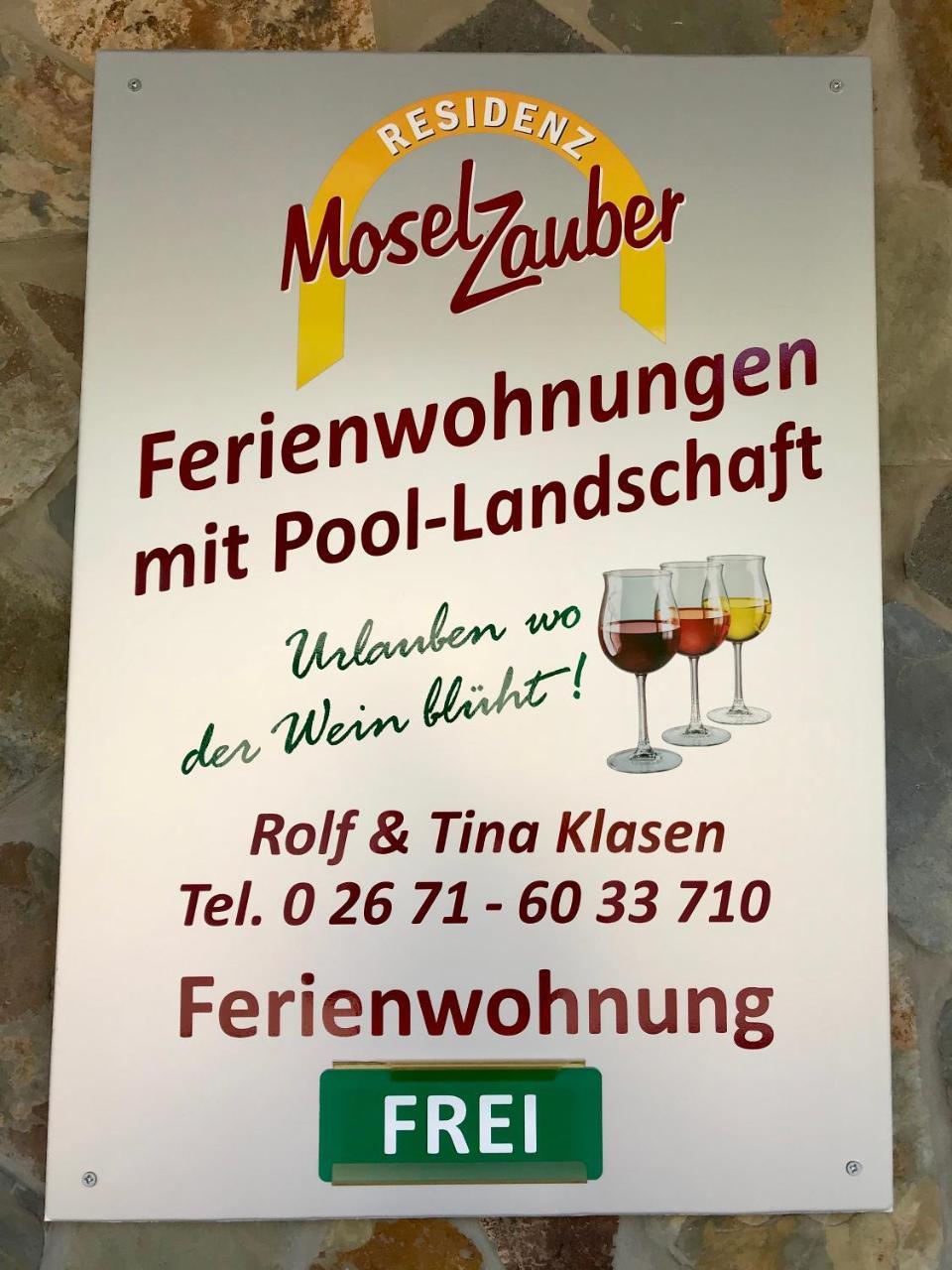 Residenz Moselzauber - Ferienwohnungen Mit Pool Landschaft Ернст Екстериор снимка